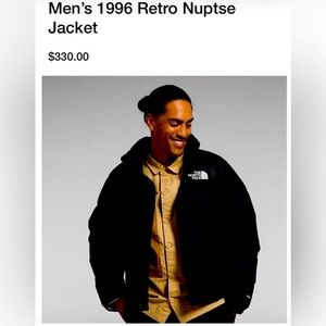 The North Face Men's Black 1996 Retro Nuptse Jacket